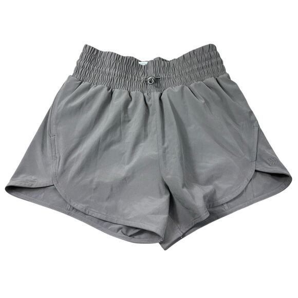 All In Motion Flex Woven High-Rise Shorts 3" Womens XS Elastic Waist Gray UPF 50 - Picture 2 of 6
